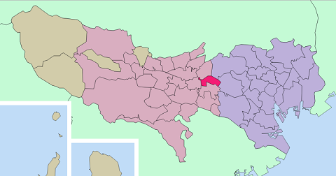 吉祥寺（武蔵野市）の地図