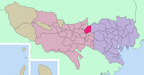 西東京市の地図